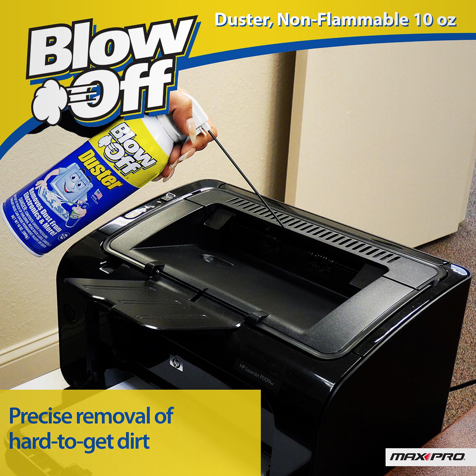 Max Pro DZE-1150 Blow Off 1234ze Non-Flammable Air Duster 10 oz.